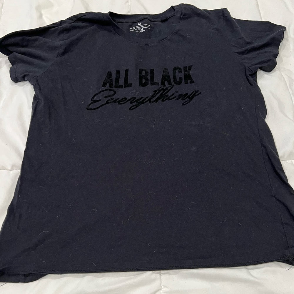 Women’s Black Graphic Tee